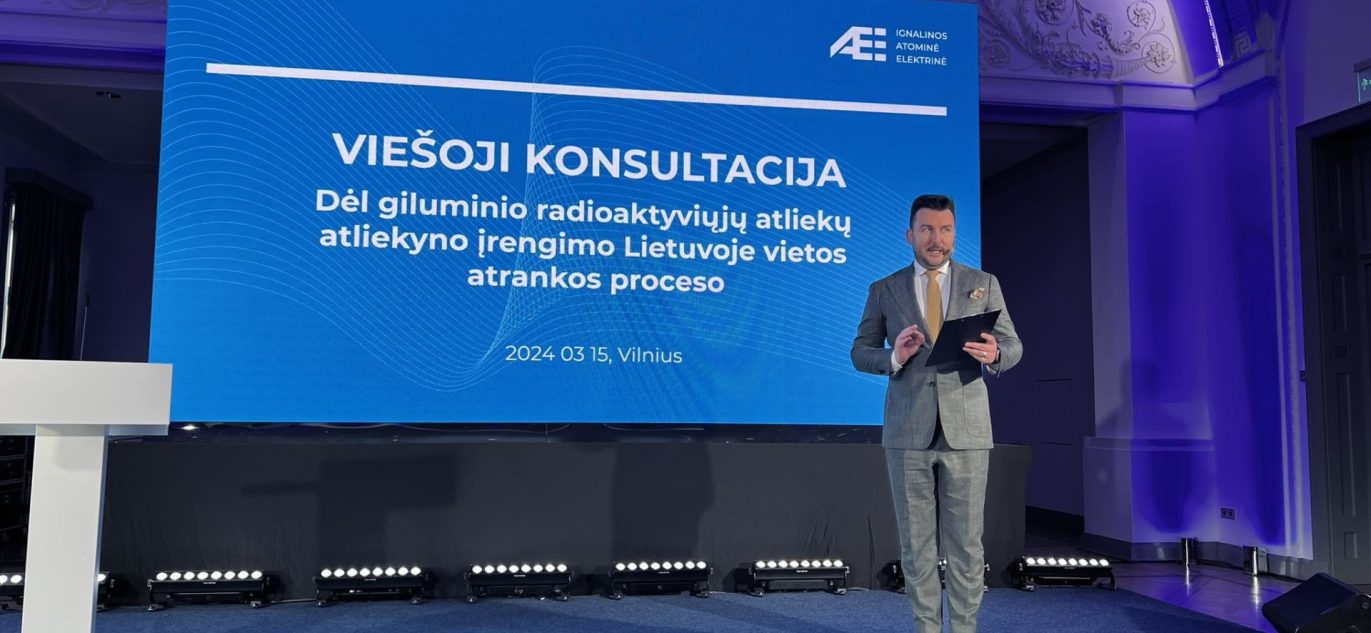 Ignalinos atominės elektrinės viešoji konsultacija dėl radioaktyvių atliekų atliekyno įrengimo