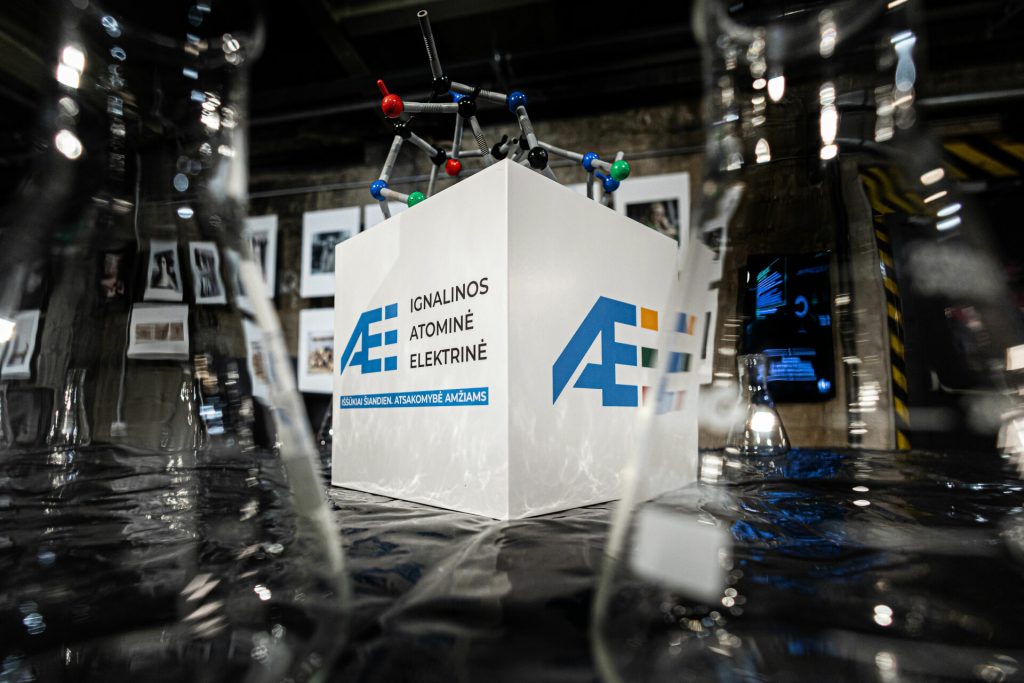 Ignalinos atominės elektrinės renginyje vyksta edukacinė pamoka,