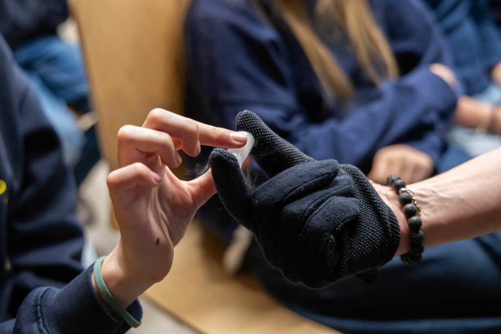 Ignalinos atominės elektrinės renginyje vyksta edukacinė pamoka,