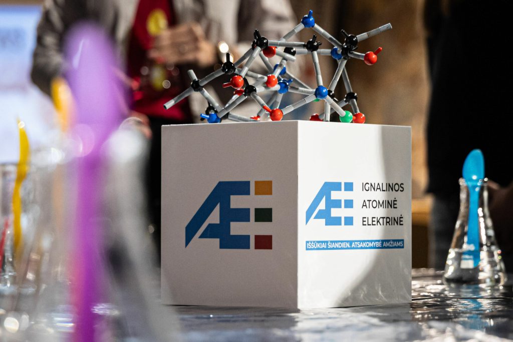 Ignalinos atominės elektrinės renginyje vyksta edukacinė pamoka,