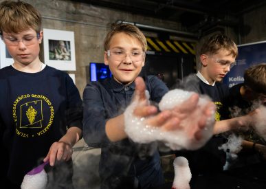 Ignalinos atominės elektrinės renginyje vyksta edukacinė pamoka,