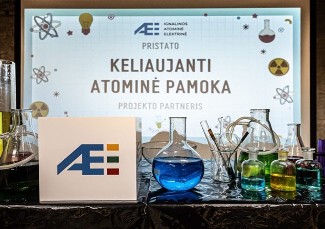 Ignalinos atominės elektrinės renginyje vyksta edukacinė pamoka,