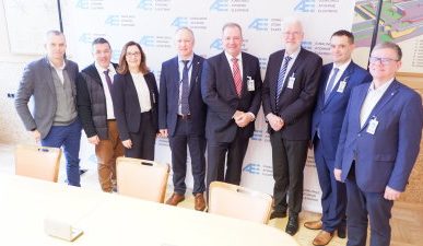 Ignalinos atominės elektrinės vadovai ir partneriai bendrame susitikime.